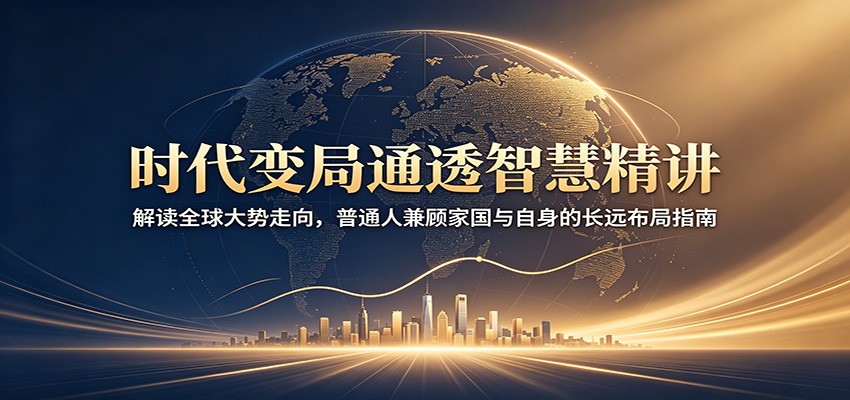 时代变局通透智慧精讲：解读全球大势走向，普通人兼顾家国与自身的长远布局指南-搞钱利器