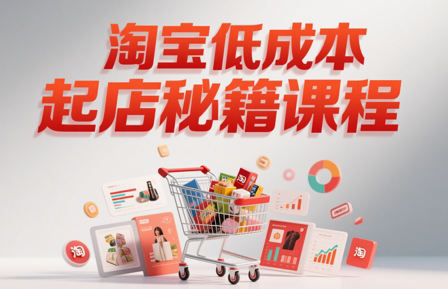 子枫老师·淘宝低成本起店系统课-搞钱利器