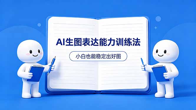AI生图不是做漂亮图，而是表达能力。这套方法让小白也能稳定出好图-搞钱利器