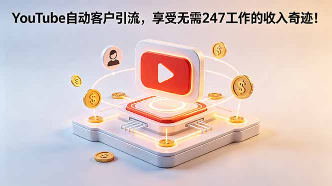 YouTube 自动客户引流，享受无需 247 工作的收入奇迹！【原创双语字幕】-搞钱利器