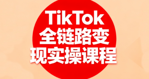 小杨老师·TikTok全链路变现实操课程-搞钱利器
