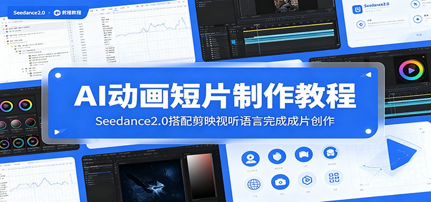 AI动画短片制作教程：Seedance2.0搭配剪映视听语言完成成片创作-搞钱利器
