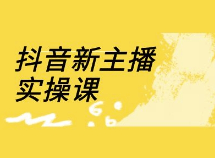 抖音新主播实操课，直播间流量运营线上实操课(18节)-搞钱利器