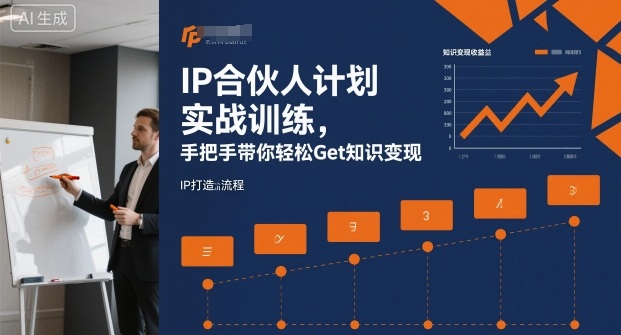 IP合伙人计划实战训练，手把手带你轻松Get知识变现-搞钱利器
