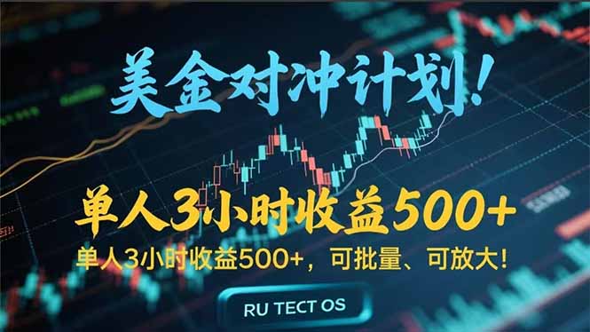 长久稳定的撸美金项目，平均3小时收入 500+，可公司实地考察实地操作！-搞钱利器