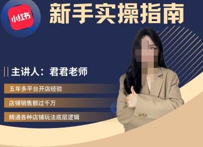 君君-小红书电商从入门到精通，新手实操指南-搞钱利器