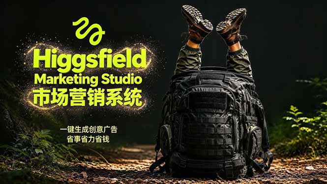 AI广告工作流实战：从脚本到画面用Higgsfield完成，商家也能做品牌视频，省万元成本！附提示词-搞钱利器