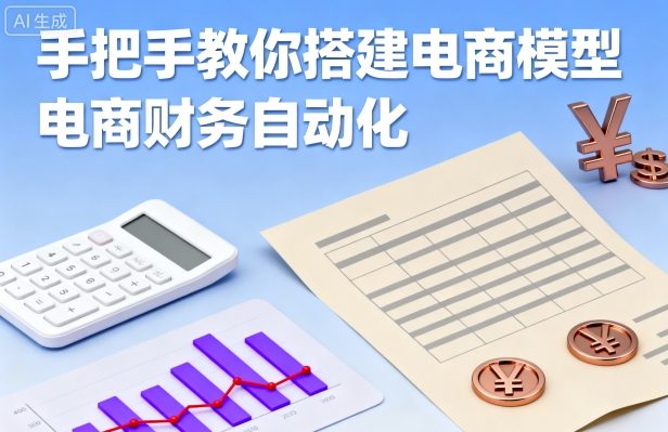 手把手教你搭建电商模型-电商财务自动化-搞钱利器