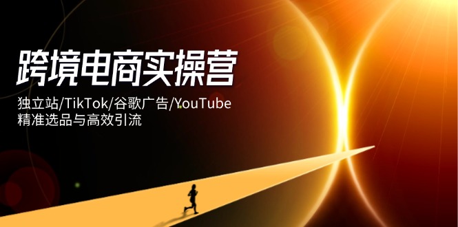 跨境电商实操营：独立站/TikTok/谷歌广告/YouTube，精准选品与高效引流-搞钱利器