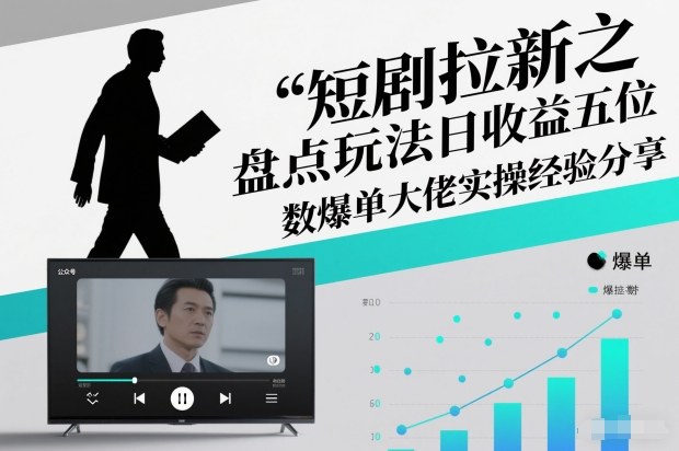 短剧拉新之盘点玩法日收益五位数爆单大佬实操经验分享-搞钱利器