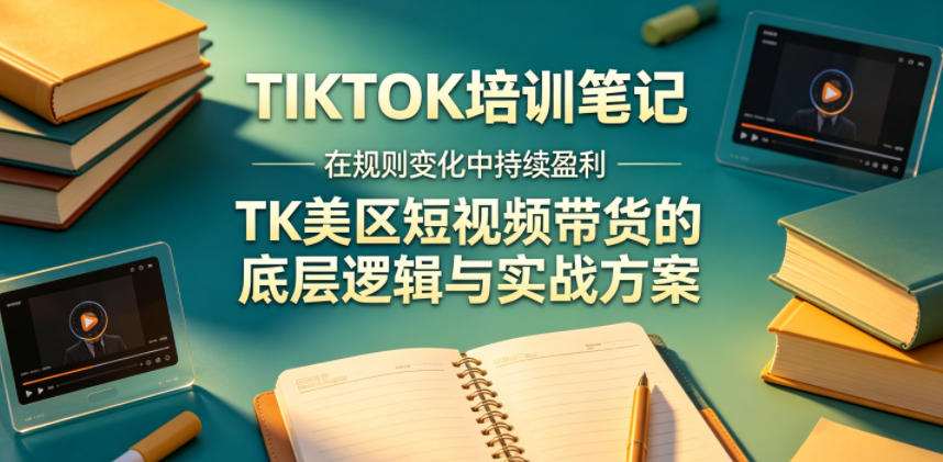 视界跨境TIKTOK4月17培训笔记，在规则变化中持续盈利，TK美区短视频带货的底层逻辑与实战方案【文档】-搞钱利器