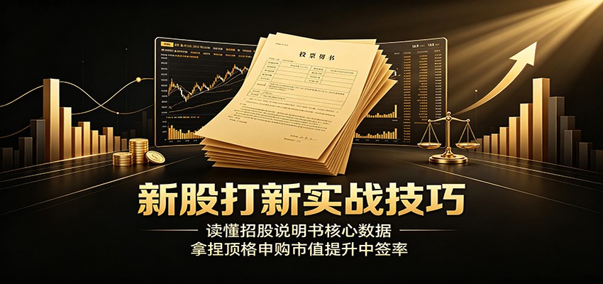新股打新实战技巧:读懂招股说明书核心数据,拿捏顶格申购市值提升中签率-搞钱利器