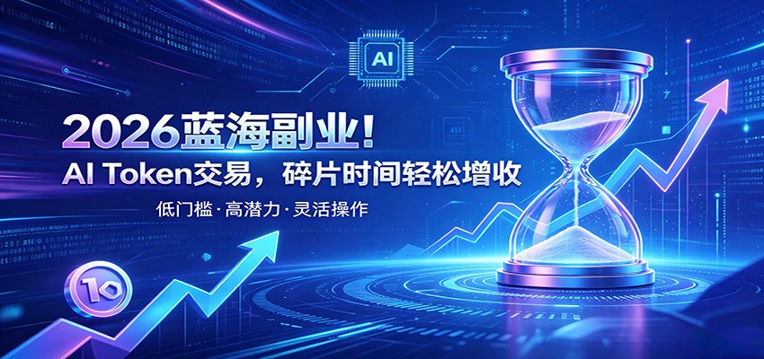 AI Token算力赛道！普通人可入局的数字副业，零门槛快速起步-搞钱利器
