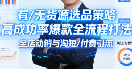 子鹏讲电商·淘宝私家班(更新12月)-搞钱利器