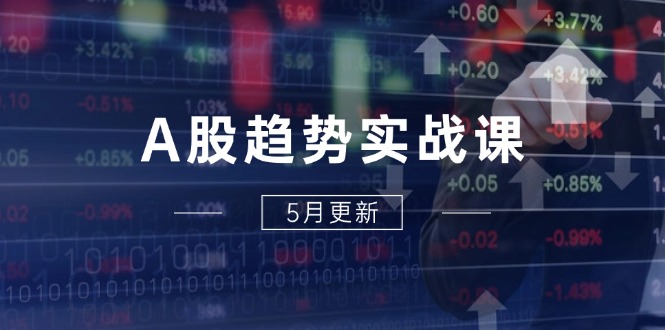 A股趋势实战课：主力动向+政策红利，2025全年策略5月更新-搞钱利器