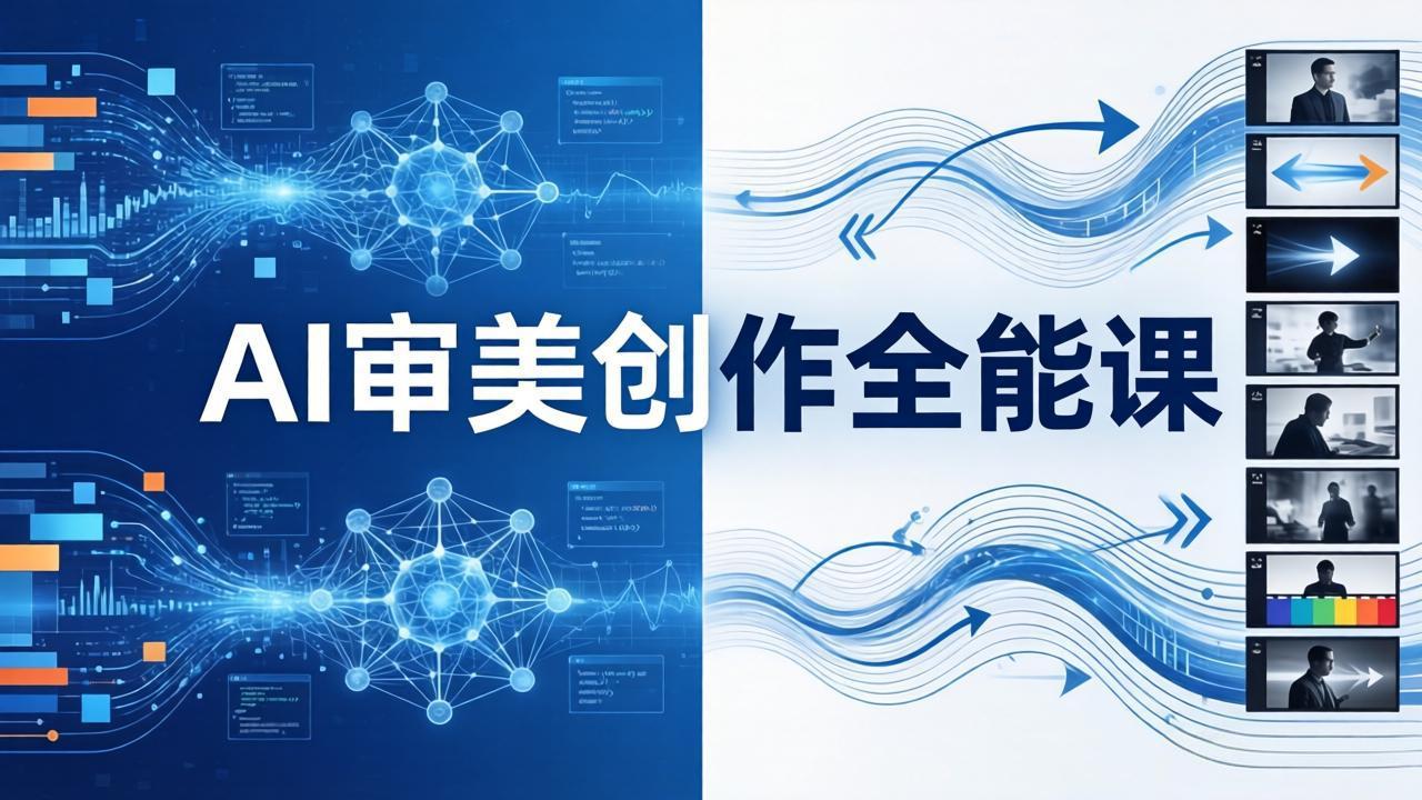AI审美创作全能课-更新0706：MJ+Seedance+模型训练+影视分镜+编剧，一站式掌握AI艺术创作-搞钱利器