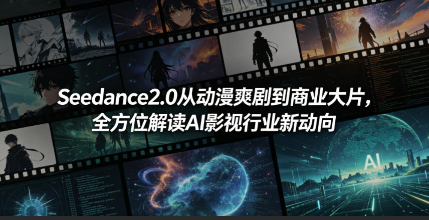 Seedance2.0从动漫爽剧到商业大片，全方位解读AI影视行业新动向-搞钱利器