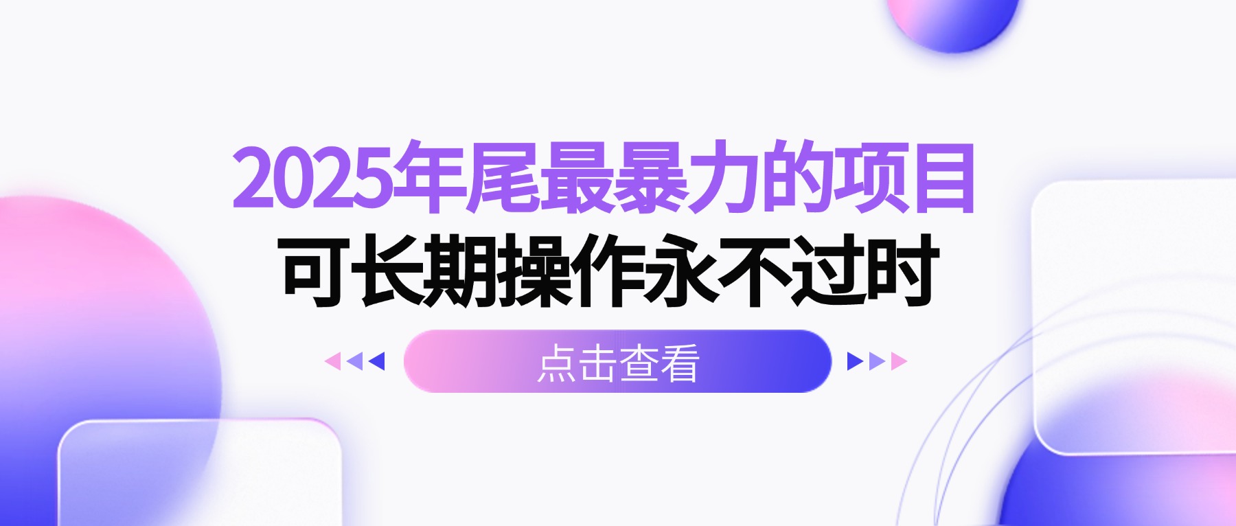 2025年尾最暴力的项目可长期操作永不过时-搞钱利器