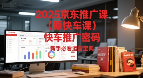 2025京东推广课(原快车课)解锁京东快车推广密码，新手必看运营宝典-搞钱利器