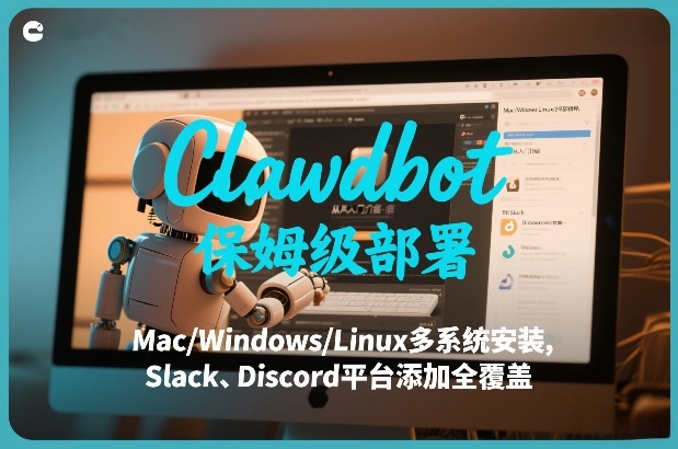 Clawdbot保姆级部署,从入门介绍、Mac/Windows/Linux多系统安装,到Slack、Discord平台添加全覆盖-搞钱利器