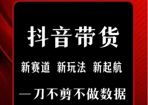 抖音短视频一刀不剪带货，不剪辑，不直播，每天发个视频，等着出单获取带货佣金-搞钱利器