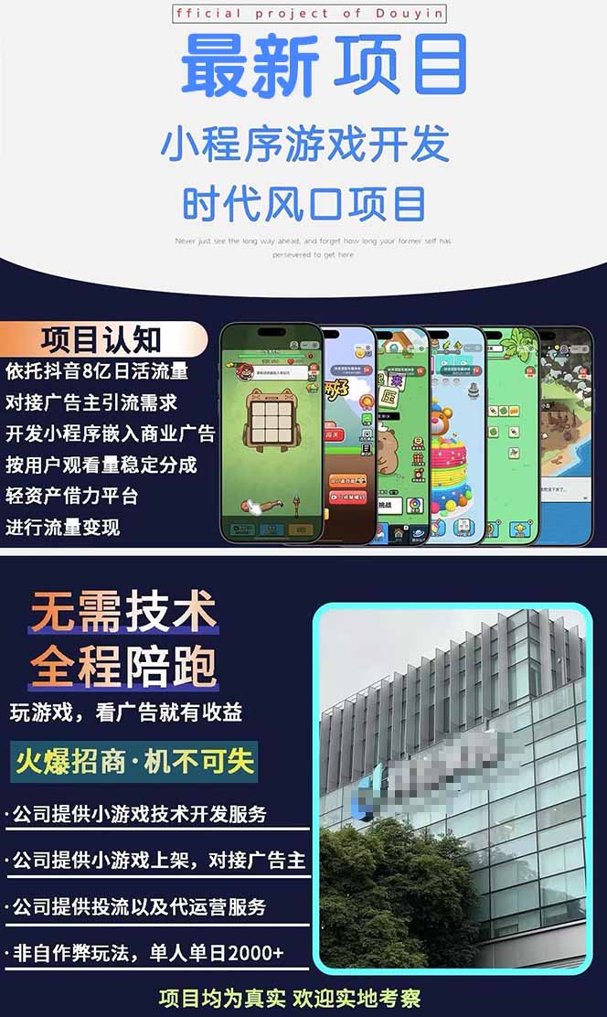 图片[1]-2025最热抖音项目 Ai时代风口项目小程序游戏开发 实测单个游戏日收入1800+-搞钱利器
