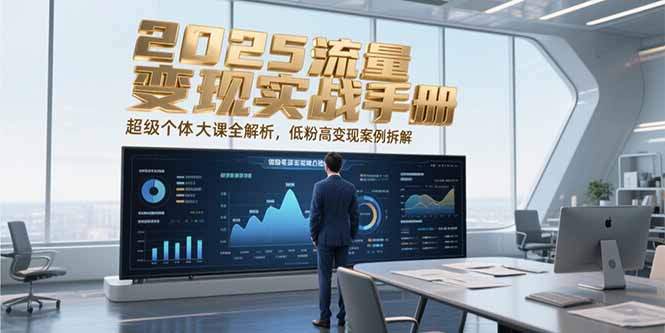 2025流量变现实战手册，超级个体大课全解析，低粉高变现案例拆解-搞钱利器
