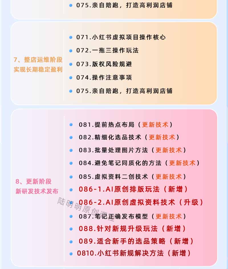 图片[4]-小红书虚拟项目特训班9.0，全面拥抱AI，批量产出原创PPT货源，单品/单店纯利润几万到几十W-搞钱利器