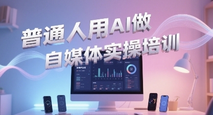 普通一个人用AI做自媒体，助你轻松开启AI自媒体创作之路-搞钱利器