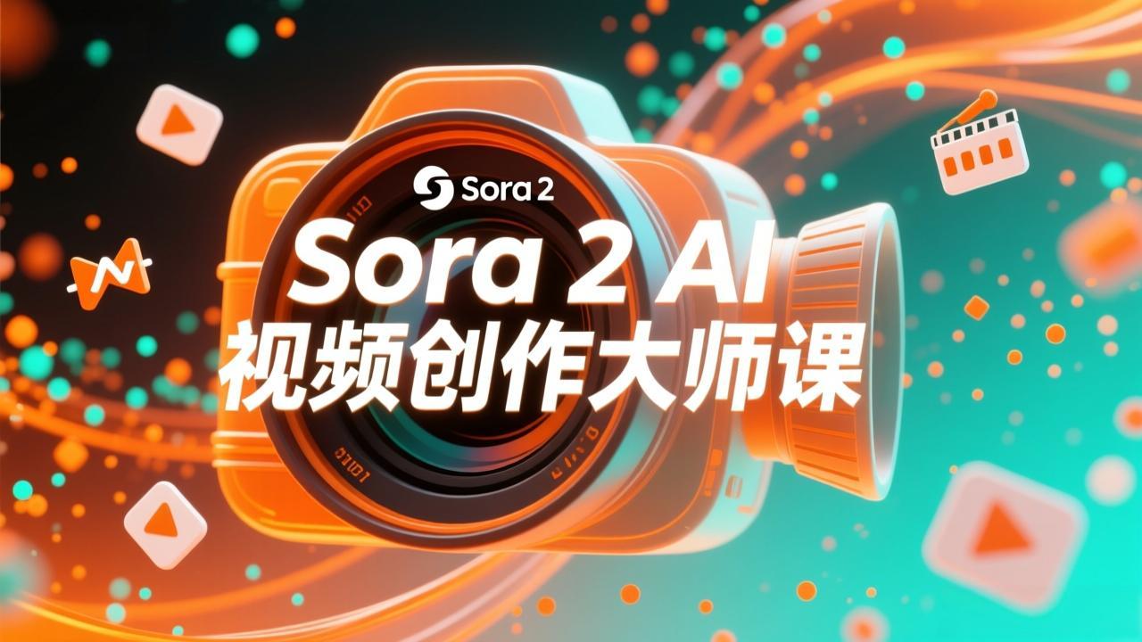如何利用Sora 2创建流行AI人工智能视频大师班教程：掌握创作全流程，产出百万播放内容-搞钱利器