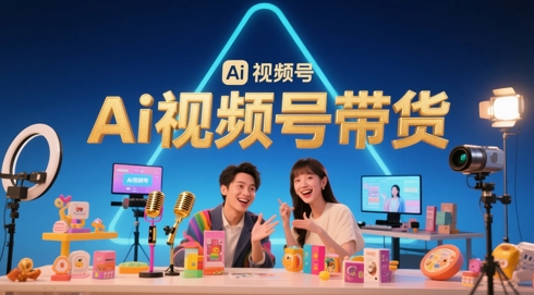 风口已至！AI视频号带货轻松月入过1W，99%的普通人却卡在内容制作门槛-搞钱利器