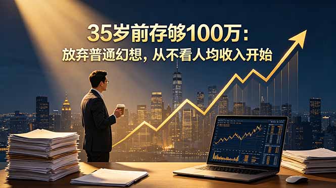 35岁前存够100万：放弃普通幻想，从不看人均收入开始-搞钱利器