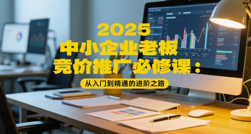 2025中小企业老板竞价推广必修课：从入门到精通的进阶之路-搞钱利器