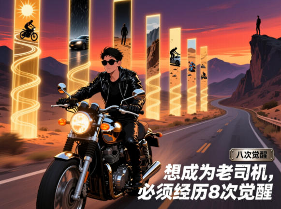 付费文章：想成为老司机，必须经历8次觉醒-搞钱利器