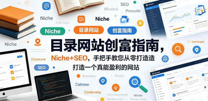 目录网站创富指南，Niche+SEO，手把手教您从零打造打造一个真能盈利的网站【原创双语字幕】-搞钱利器