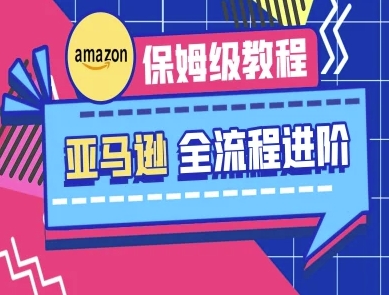 亚马逊保姆级全流程实操教程-跨境电商教程-搞钱利器