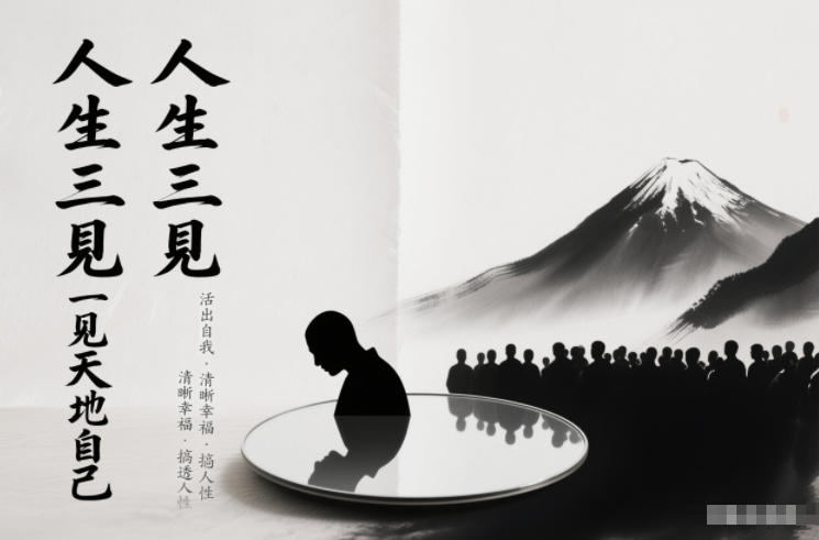 人生三见一见天地见众生见自己，活出自我拥有清晰幸福人生，搞透人性-搞钱利器