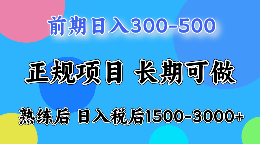 日收益500-1000+ 一台电脑在家就能做-搞钱利器