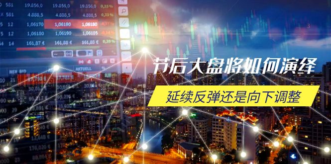 节后大盘将如何演绎，延续反弹还是向下调整，关键时间点和空间位待解-搞钱利器