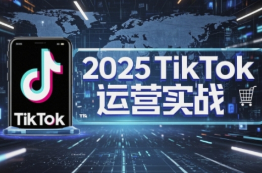 2025TikTok电商运营，掌握TikTok店铺运营核心技巧，实现低成本高转化-搞钱利器