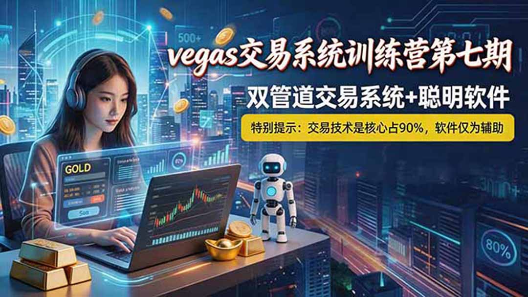 【海外美金AI搬砖】Vegas交易技术+聪明软件， 黄金期货日赚50-1000U， 长期稳定，小白轻松上手-搞钱利器