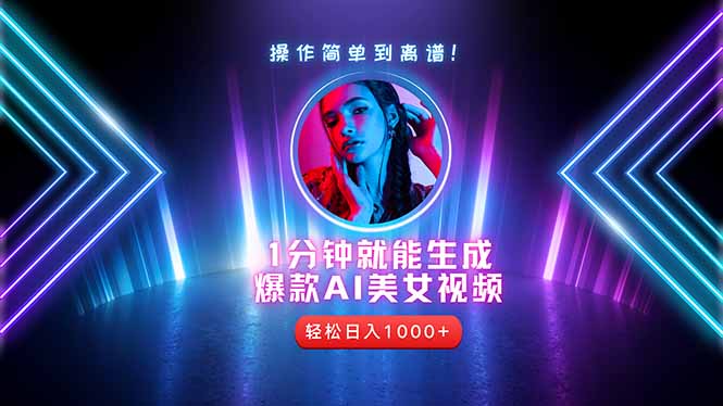 2025年最强副业：用AI做短视频，从零开始打造爆款账号！-搞钱利器