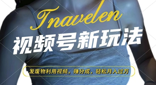 视频号新玩法，废物利用视频，撸分成收益，轻松月入过W【揭秘】-搞钱利器