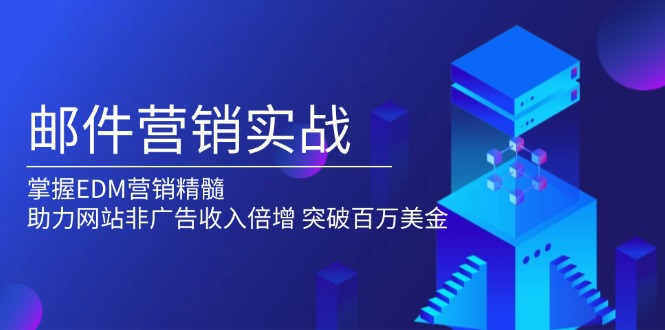 邮件营销实战，掌握EDM营销精髓，助力网站非广告收入倍增，突破百万美金-搞钱利器