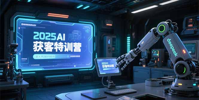2025AI获客特训营，AI图文视频全制作，deepseek工具实操教学-搞钱利器
