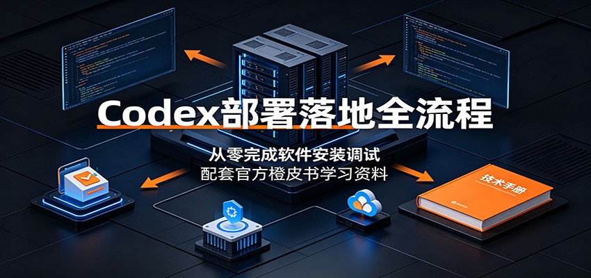 Codex部署落地全流程：从零完成软件安装调试，配套官方橙皮书学习资料-搞钱利器