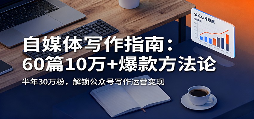 自媒体写作指南：60篇10万+爆款方法论，半年30万粉，解锁公众号写作运营变现-搞钱利器