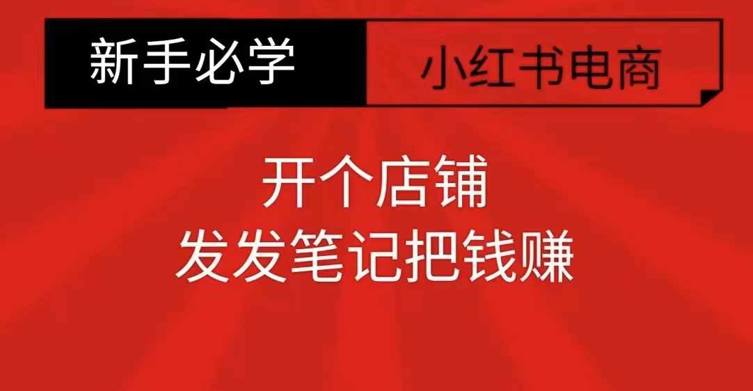 小红书零食共创【新手易上手】开个店铺，发发笔记把钱赚-搞钱利器
