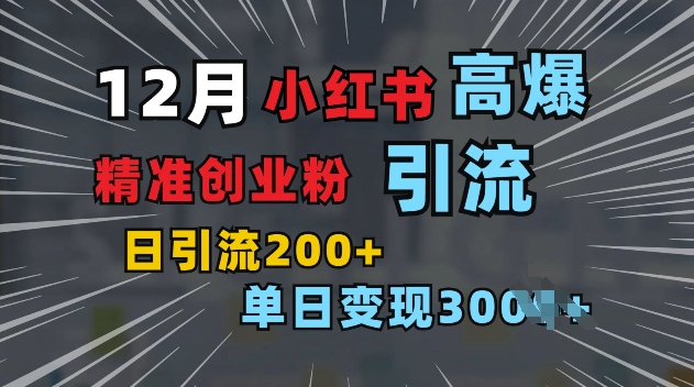 小红书一张图片“引爆”创业粉，单日+200+精准创业粉 可筛选付费意识创业粉【揭秘】-搞钱利器