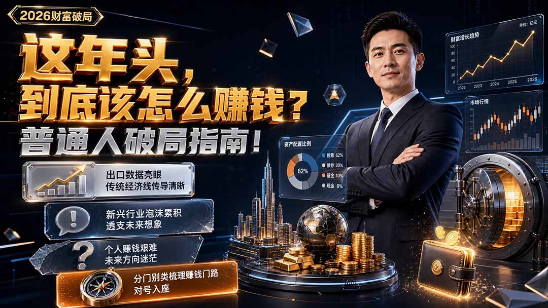 付费文章：这年头，到底该怎么赚钱？普通人破局指南！-搞钱利器